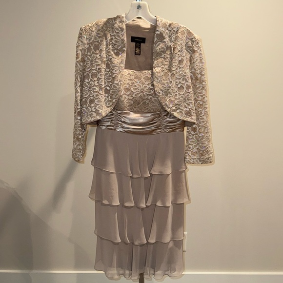 R & M Richards formal dress and jacket size 10 - Picture 1 of 10